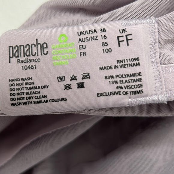 NWOT Panache Women's Radiance Molded Non Padded Bra 38FF - Picture 7 of 8